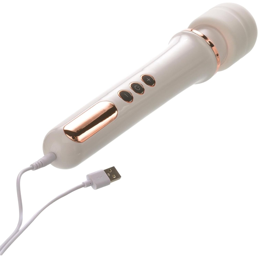 image:imageAdam amp Eve Magic Massager Rechargeable Rose Gold Edition 50 Vibration Combos Deep Rumbling Vibrations 10 Patterns 5 Speeds Stylish Design Silicone Head Rechargeable Powerful Wand Massager