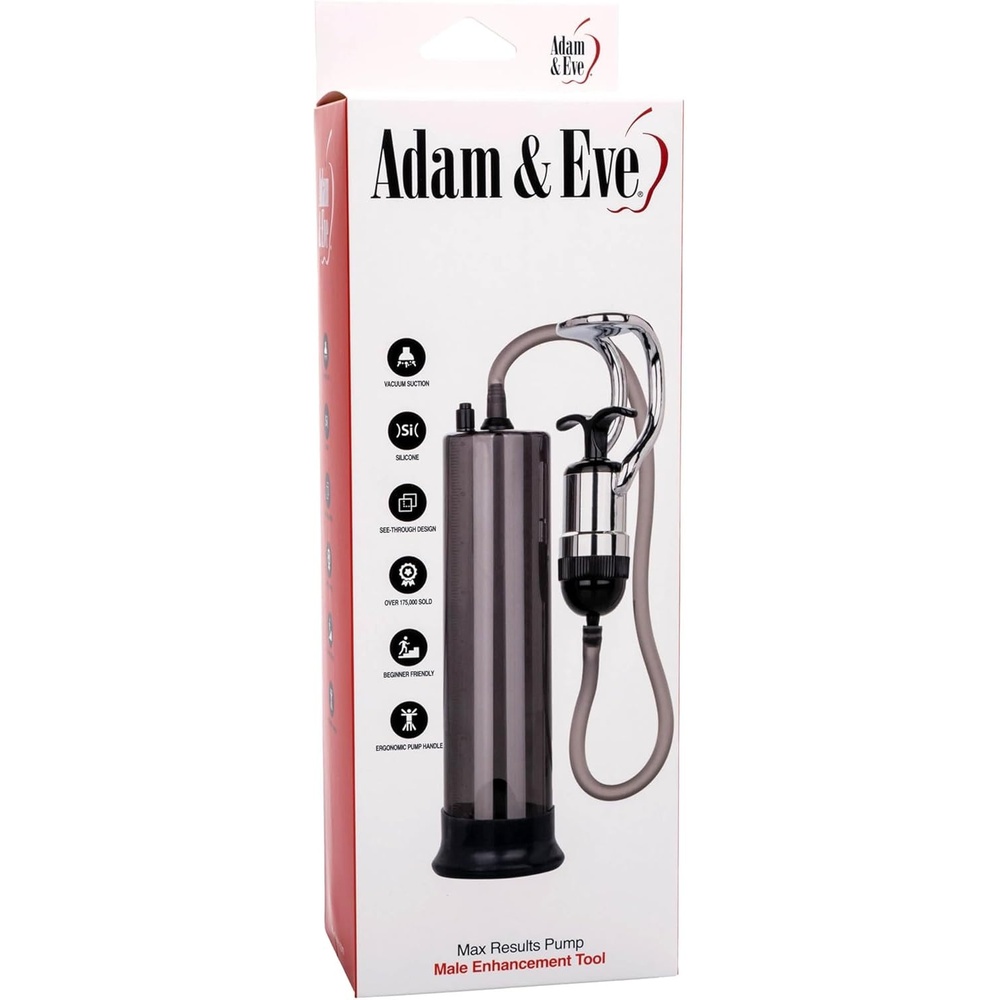 image:imageAdam amp Eve Max Results Penis Pump Powerful Suction for Stronger Erections Enlarged Cylinder Comfortable Fit Master Grip Finger Pull for Effortless Use Quick Release Valve Male Enhancement Pump
