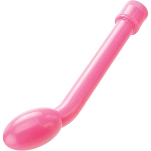 Adam & Eve G GASM Delight G Spot Vibe, Curved Personal Vibrator with Adjustable Vibrations, Targeted G Spot & Prostate Stimulation, Waterproof, 7 Inch, Twist Dial Control, 2 AA Batteries Required