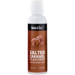 Adam & Eve Water Based Lube, Personal Lubricant, Long Lasting Non Sticky Non Staining Lube for Men, Gifts for Women and Couples, Lubricants for Privacy and Toys, Easy Clean Up, 8 oz (Unflavored)(Caramel)