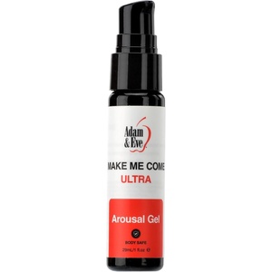 Adam and Eve Make Me Cum Ultra Clitoral Sensitizer Gel, Water Based Lubricant for Privacy and Sex Toys, Clitoral Arousal Enhancer Gel, Sensation Boosting Intimate Lube, Gifts for Couples, 1 oz